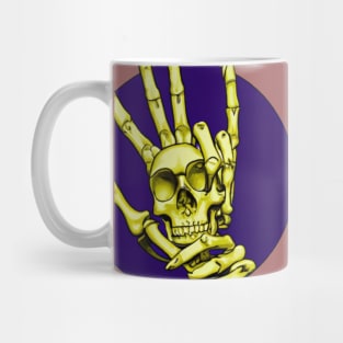 Trippy Skeleton Mug